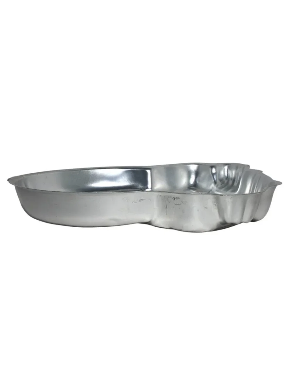 Wilton Batman Cake Pan Mold #2105-6501 Silver Aluminum Vintage 1989 DC Comics